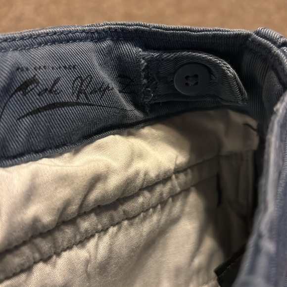 New Polo Ralph Lauren Slate Blue Cargo Shorts Bouys Youth 5 Adjustable tabs - Picture 8 of 10